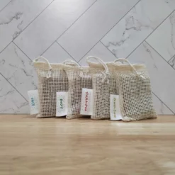 Organic Soap Saver Bags: Face, Body, Shampoo, Conditioner
