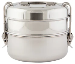 Stainless Steel Tiffin: 2 Or 3 Level 6 Stainless Steel Tiffin: 2 Or 3 Level -Homeware Sale Store 2TierTiffin