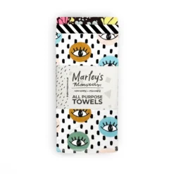 All-Purpose Towels: Mixed Prints 3 Count Pack -Homeware Sale Store APT Butterfly Eyes