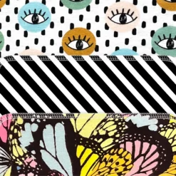 All-Purpose Towels: Mixed Prints 3 Count Pack -Homeware Sale Store APT Butterfly Eyes prints