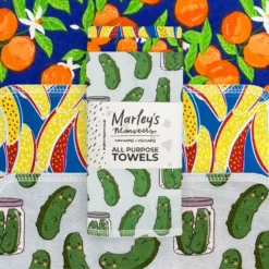 All-Purpose Towels: Mixed Prints 3 Count Pack -Homeware Sale Store APT Farmers Market with patterns