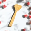 Heart-Shaped Bamboo Kitchen Spoon