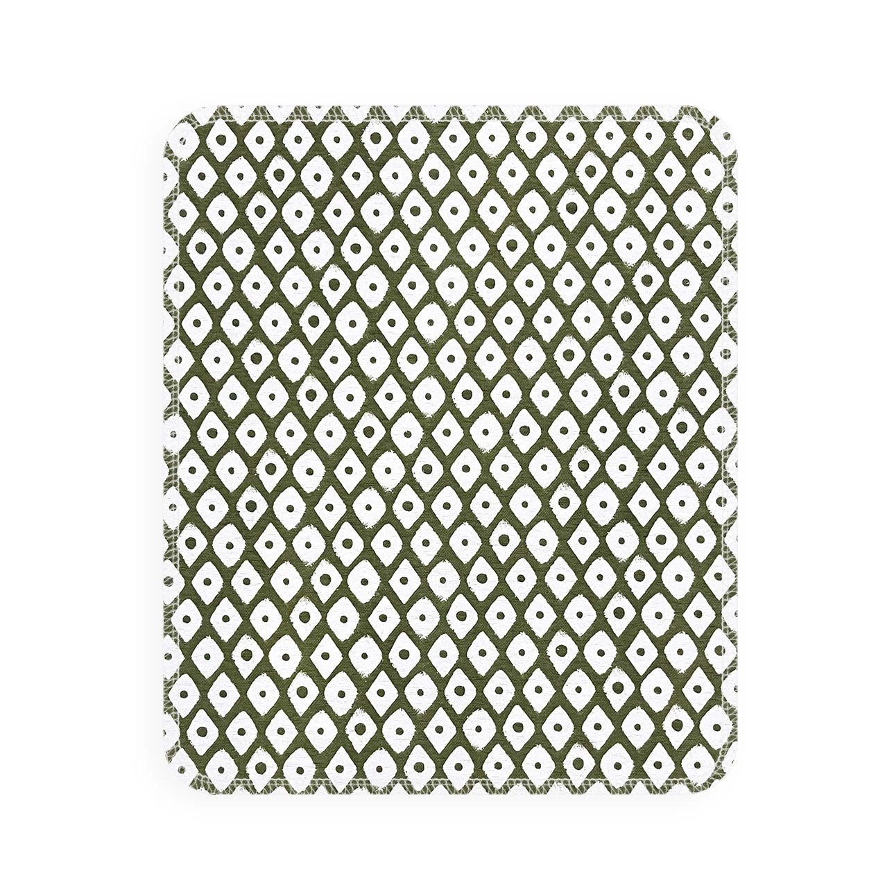 UNpaper® Towel Single: Diamonds On Olive 1 UNpaper® Towel Single: Diamonds On Olive