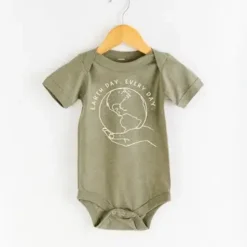 Earth Day Everyday Onesie -Homeware Sale Store EarthDayEverydayOnesie HeatherOlive