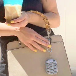 Silicone Straw & Travel Tin Keychain -Homeware Sale Store KeychainStraw3