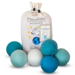 100% Pure Wool Dryer Balls: Friendsheep 24 100% Pure Wool Dryer Balls: Friendsheep -Homeware Sale Store OceanDryerBallsSetof6