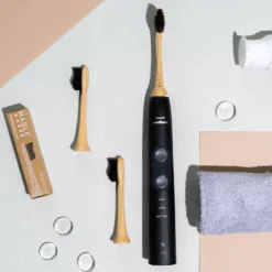 Bamboo Toothbrush Head Compatible With Phillips Sonicare: Pack Of 4 -Homeware Sale Store Phillips Sonicare ElectricBambooToothbrushHead.4