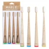 Self Standing Bamboo Toothbrush: Pack Of 4
