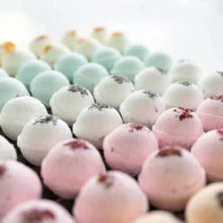 Bath Bombs: Gift Set Of 5 -Homeware Sale Store TheLittleFlowerSoapCo bathbomb2