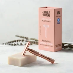 Unisex Safety Razor: Plastic Free -Homeware Sale Store UnisexSafetyRazor PlasticFree RoseGold1