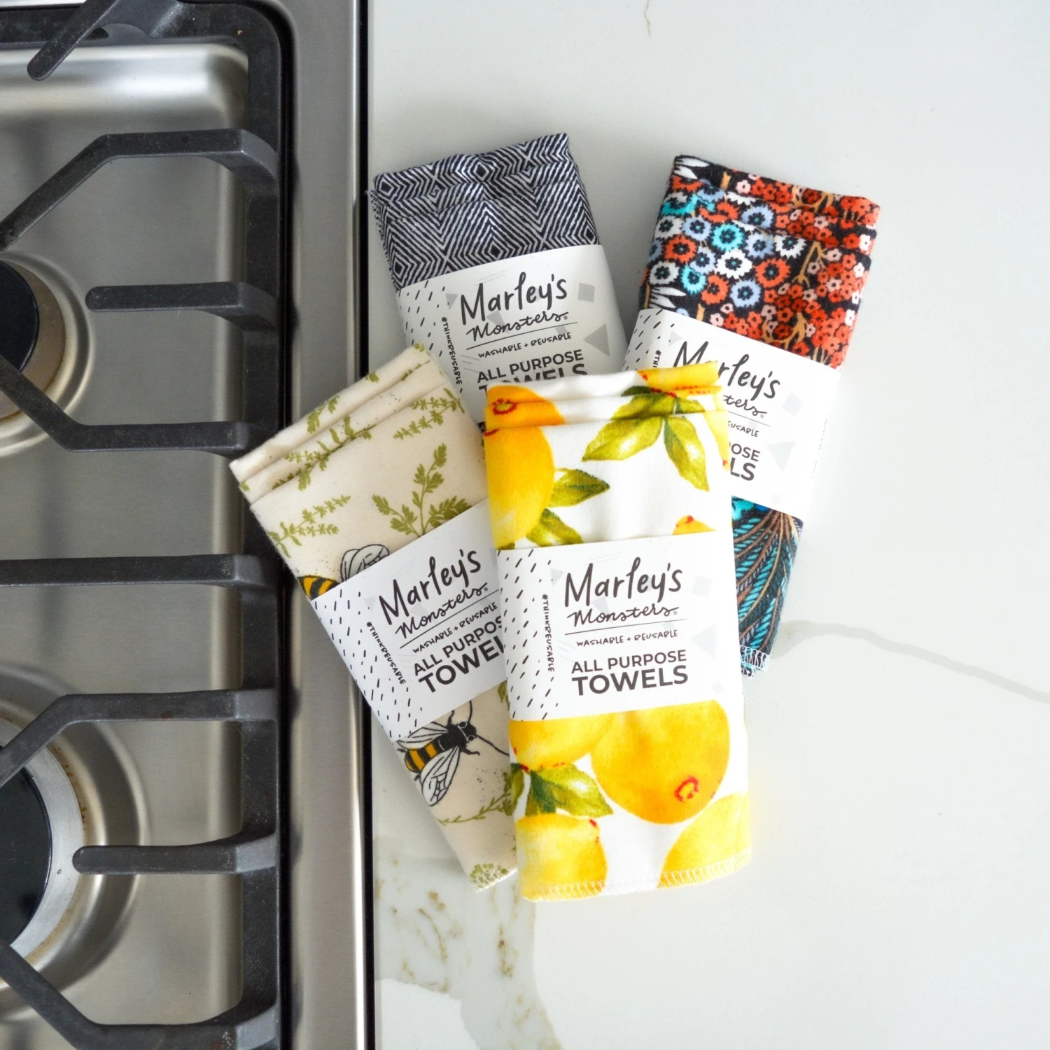 All-Purpose Towels: Single Print 3 Count Pack 1 All-Purpose Towels: Single Print 3 Count Pack