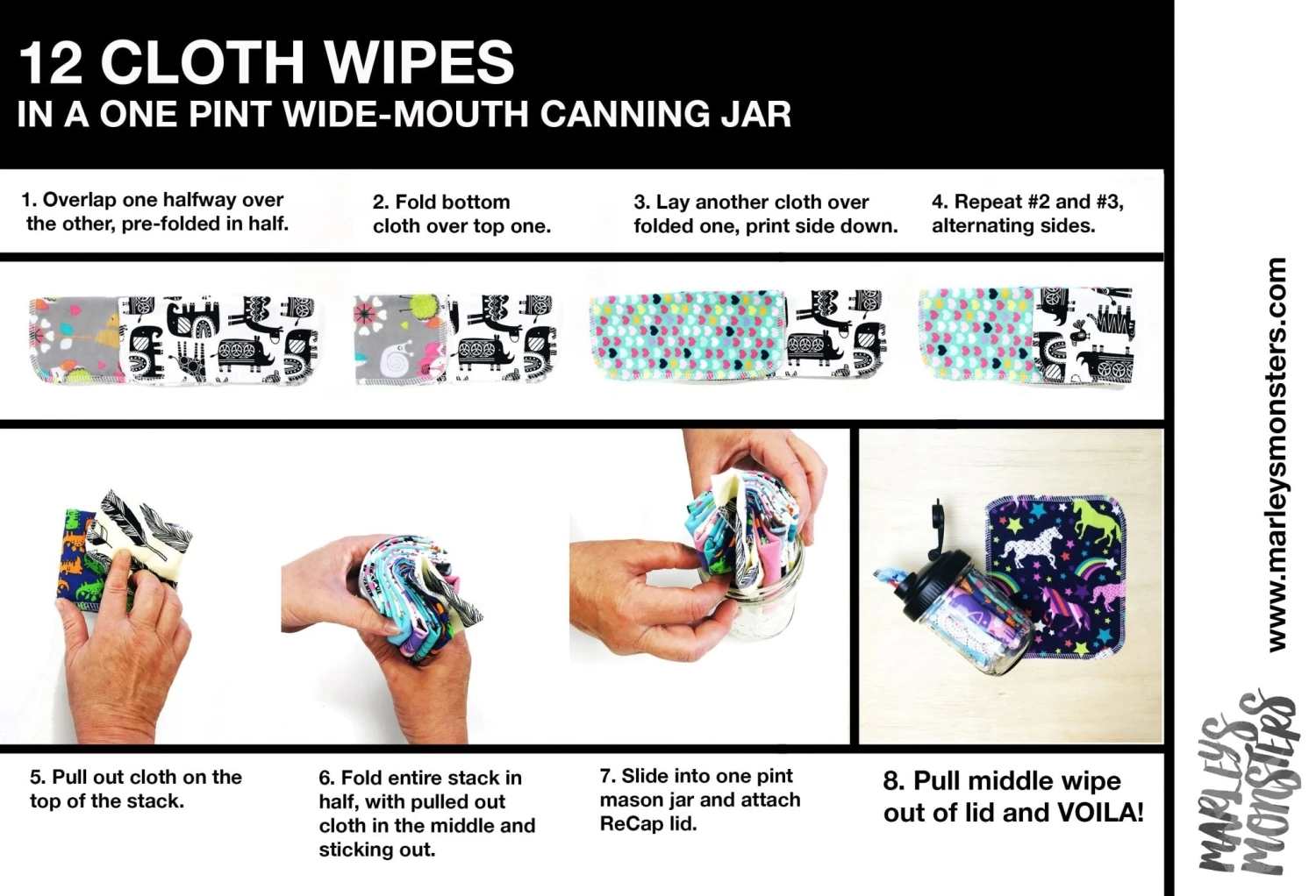 Cloth Wipes In Jar 7 Cloth Wipes In Jar - Image 7