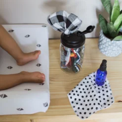 Cloth Wipes In Jar 12 Cloth Wipes In Jar -Homeware Sale Store cloth wipes in jar 849738