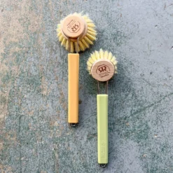 Dish Brush: Removable Head, Silicone Handle -Homeware Sale Store dish brush removable head silicone handle 389951