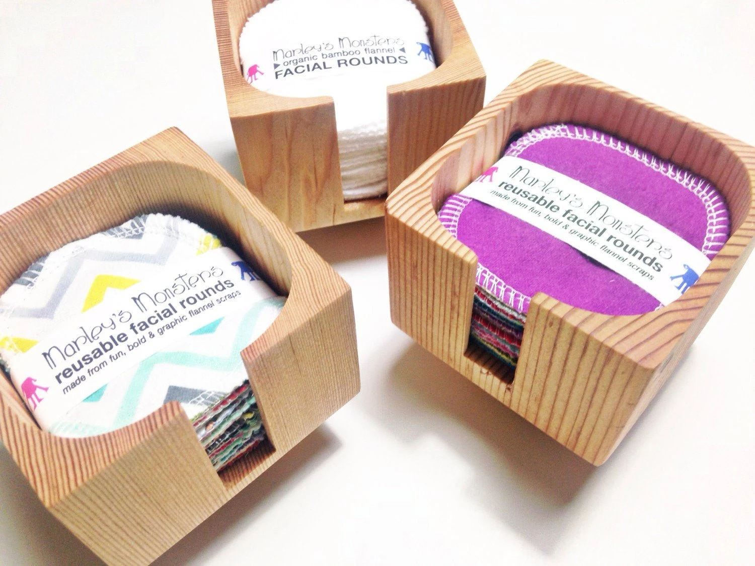 Facial Rounds Container: Wood 4 Facial Rounds Container: Wood - Image 4