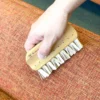 Lint Brush: Wood And Rubber