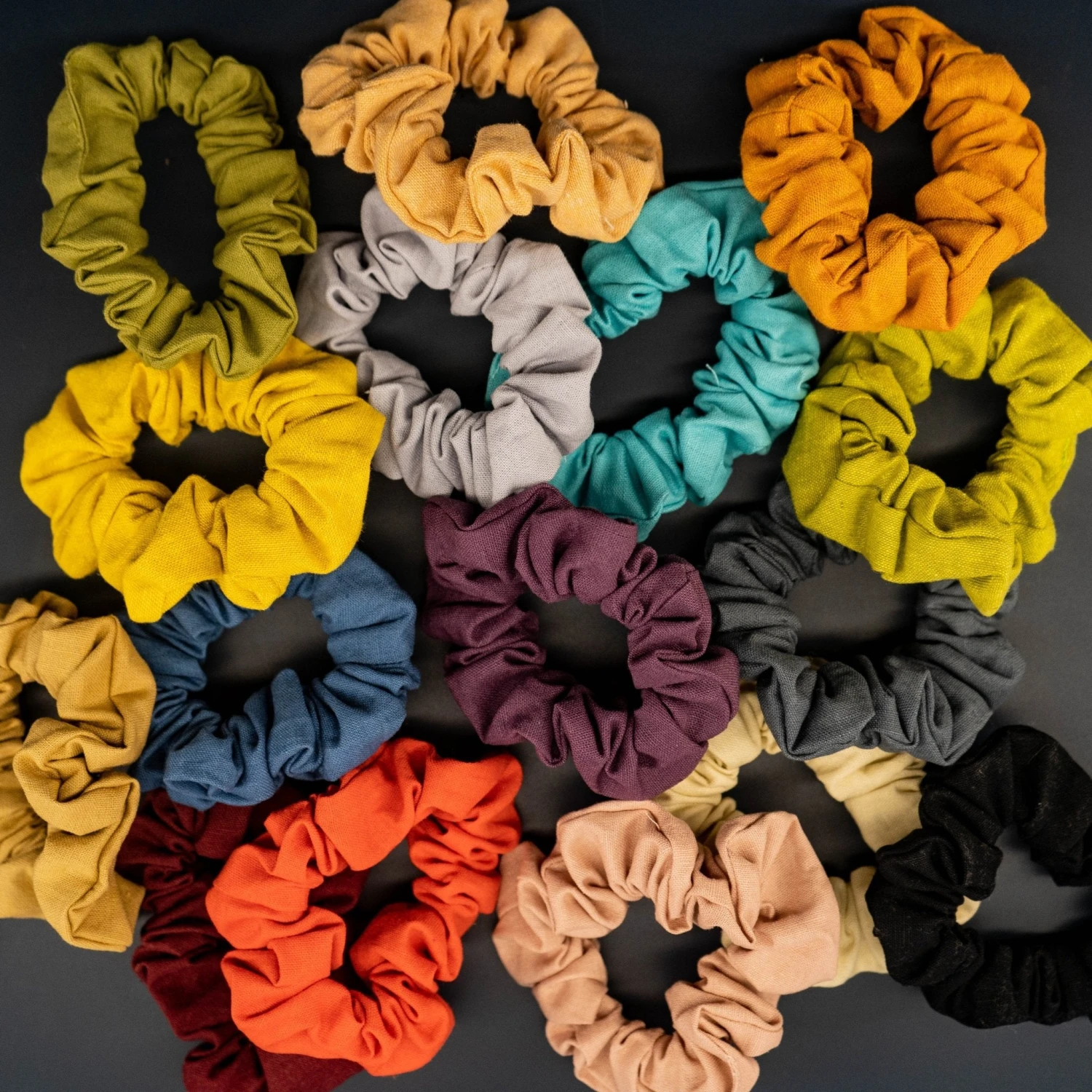 *SALE* Upcycled Scrunchies: Linen 2 *SALE* Upcycled Scrunchies: Linen - Image 2