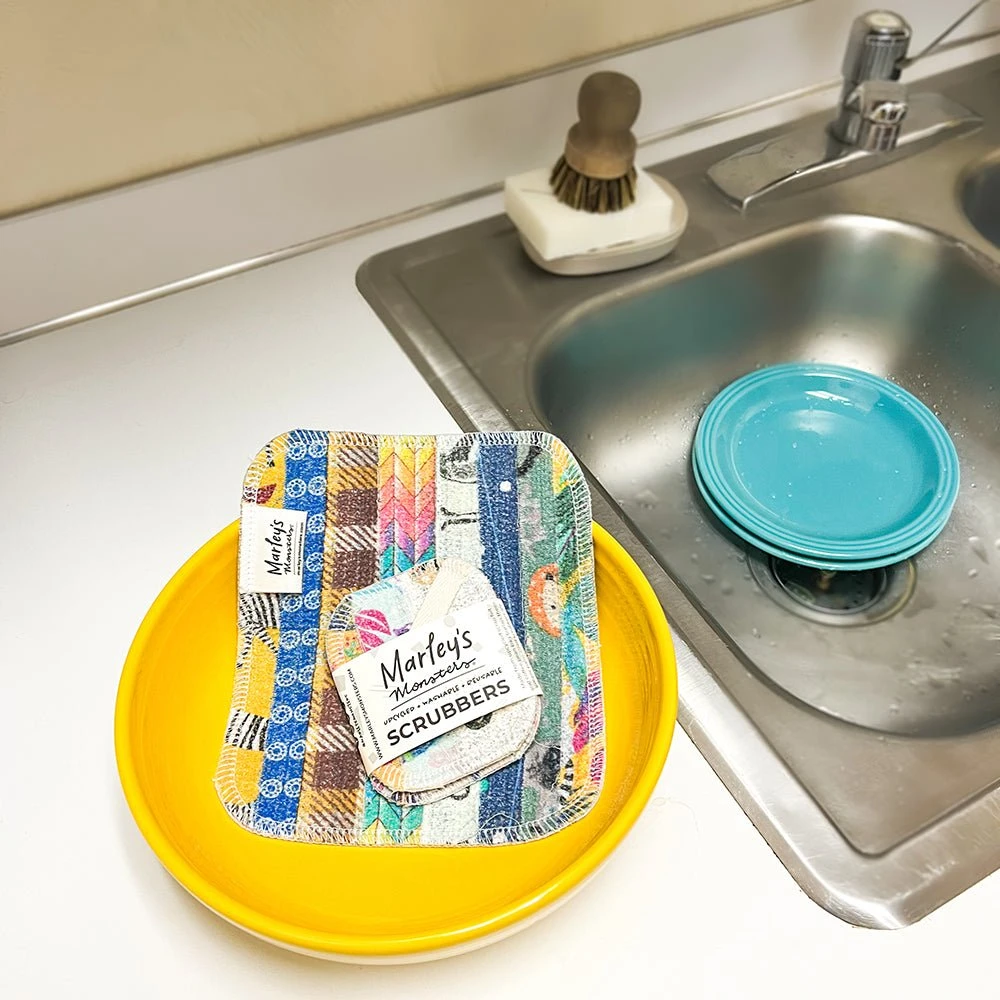 Scrap Felt Scrubber Set 6 Scrap Felt Scrubber Set - Image 6