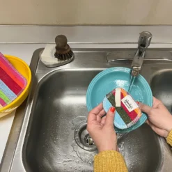 Scrap Felt Scrubber Set 8 Scrap Felt Scrubber Set -Homeware Sale Store scrap felt scrubber set 999858