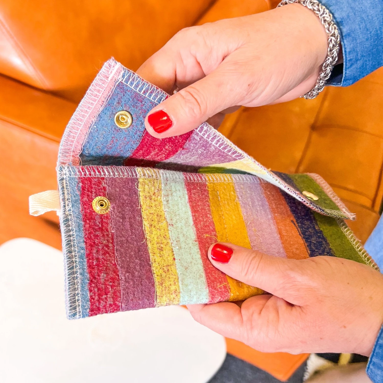 Scrap Felt Wallet 5 Scrap Felt Wallet - Image 5