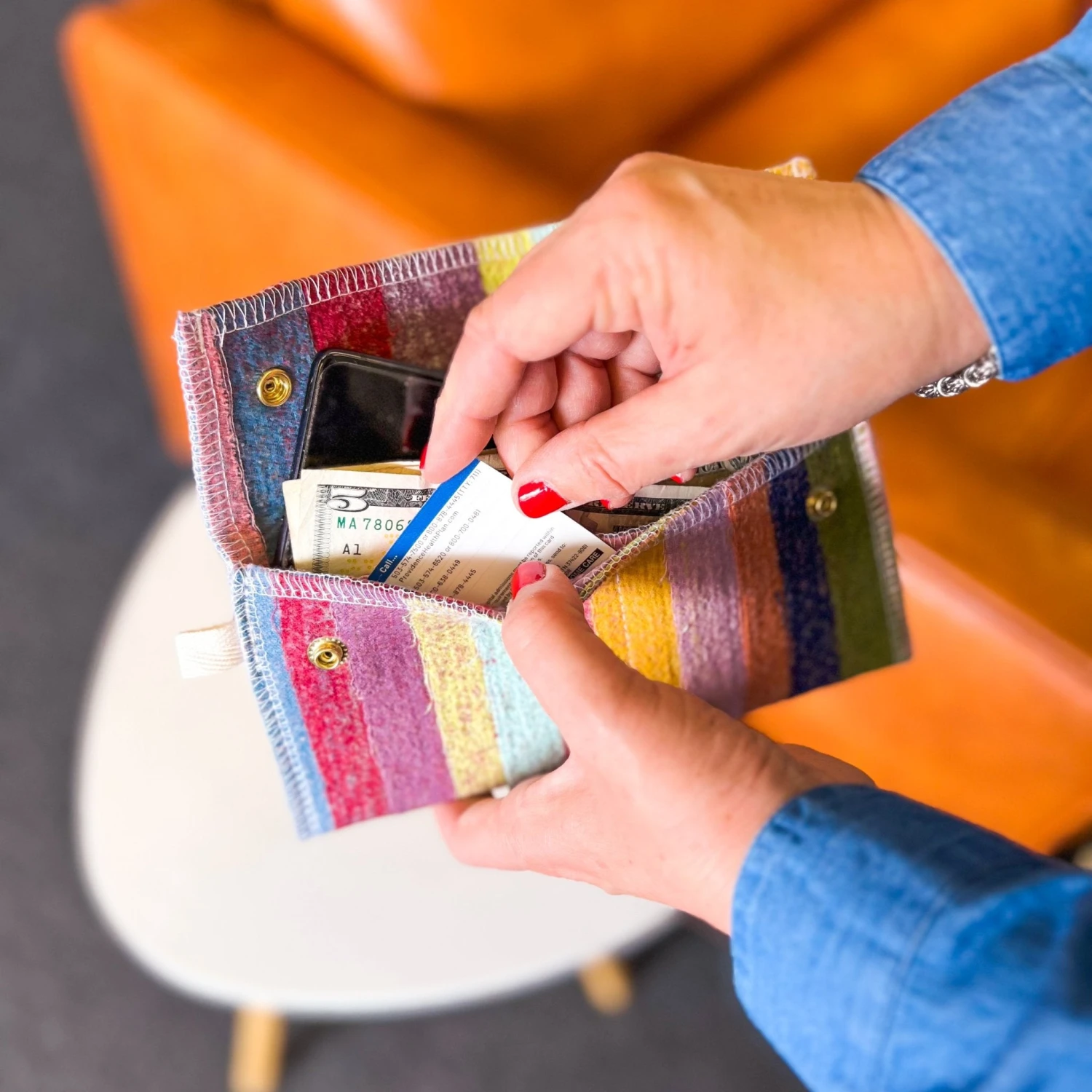 Scrap Felt Wallet 3 Scrap Felt Wallet - Image 3