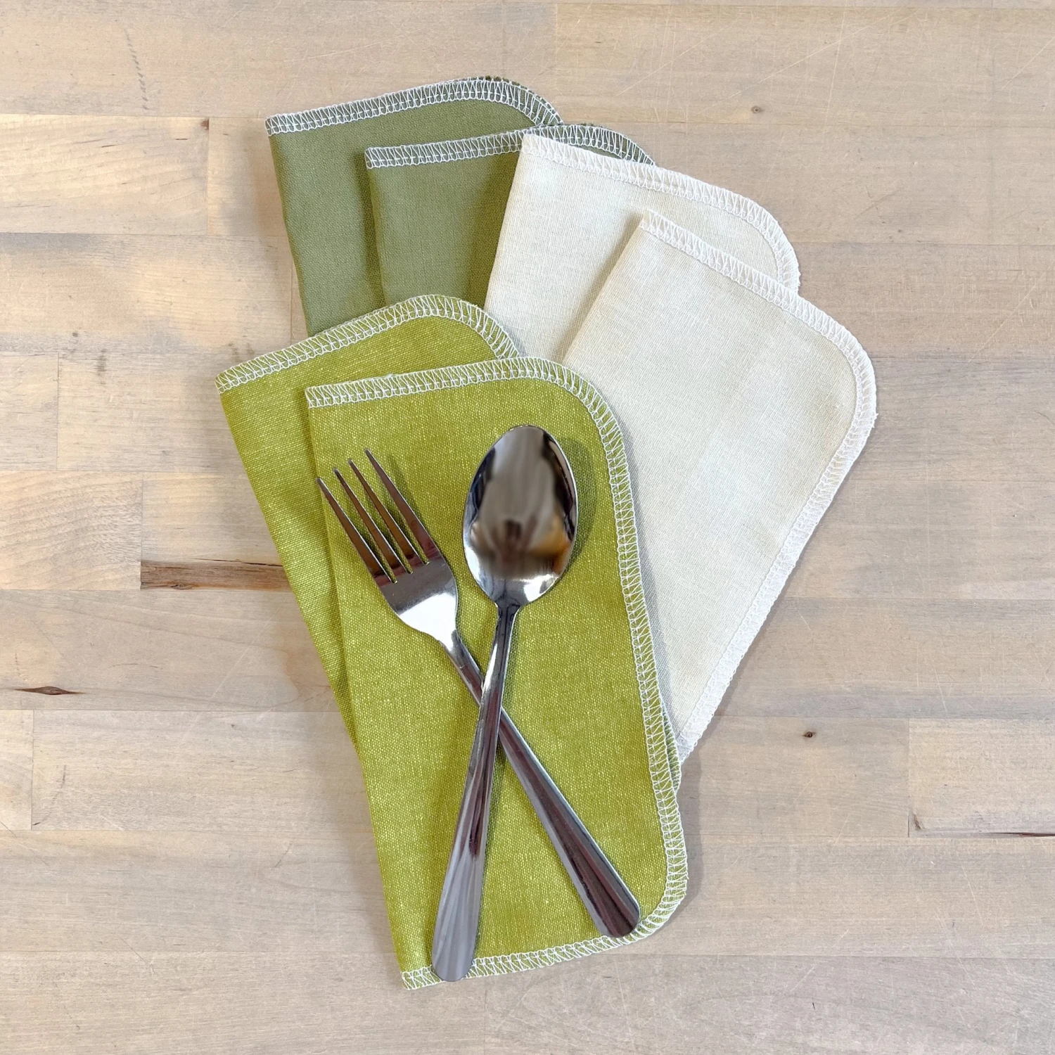 *SALE* Small Linen Napkins: Tonal Sets 6-Pack 2 *SALE* Small Linen Napkins: Tonal Sets 6-Pack - Image 2