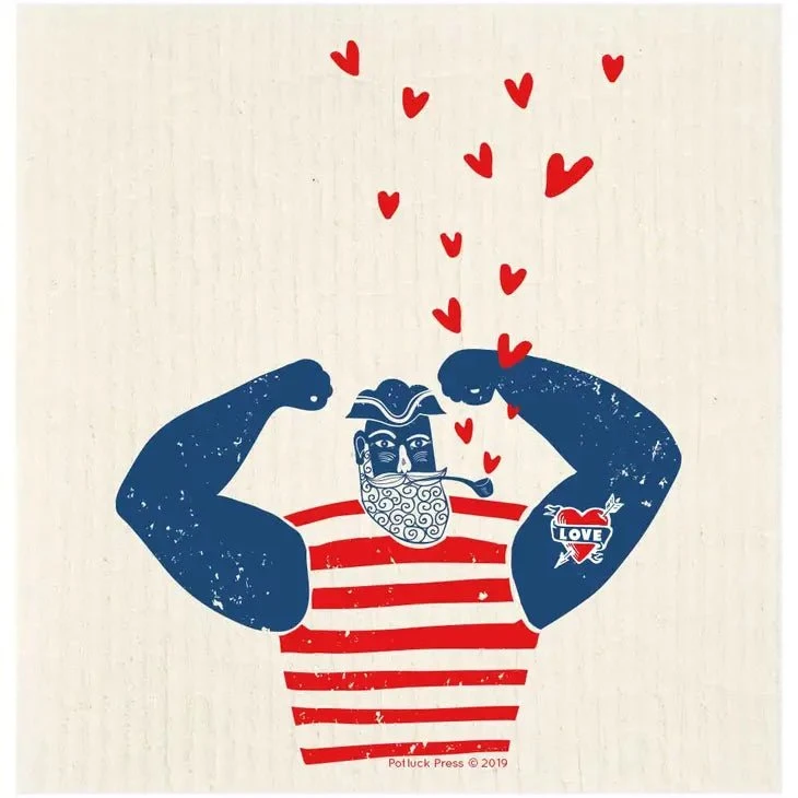 Swedish Dish Cloth: Love Edition Prints 5 Swedish Dish Cloth: Love Edition Prints - Image 5