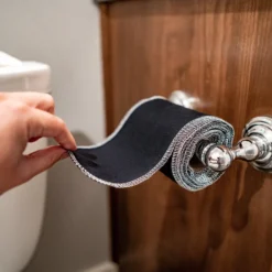 Toilet UNpaper® Roll: Black -Homeware Sale Store toilet unpaper roll black 616338