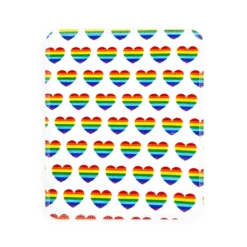UNpaper® Towel Single: Pride Rainbow Hearts