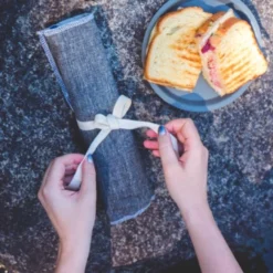 Utensil Wrap: Linen -Homeware Sale Store utensil wrap linen 124683