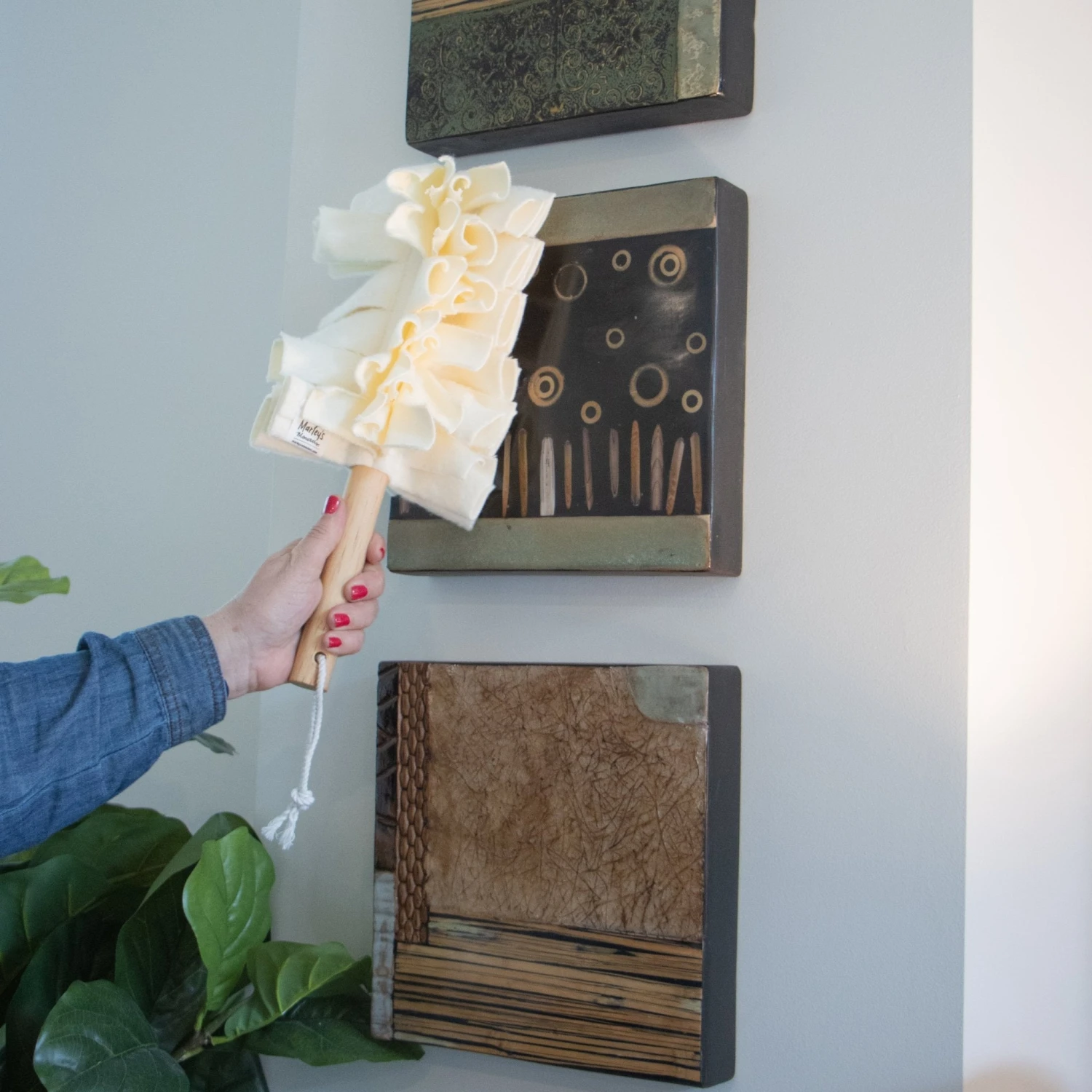 Washable Duster: Bamboo Fleece 2 Washable Duster: Bamboo Fleece - Image 2